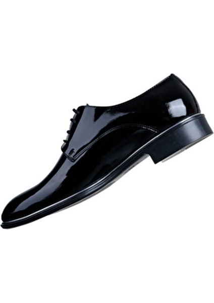 Siyah Rugan Erkek Ayakkabı Bağcıklı Tasarım indirimleri