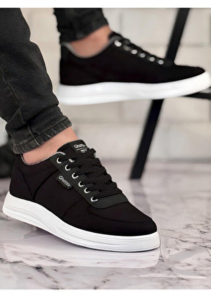 Erkek Keten Sneaker Ayakkabı Düz Taban Yazlık