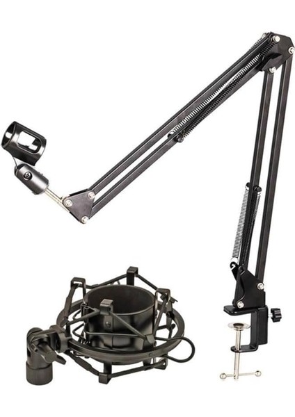 NB39 Mikrofon Standı + Shock Mount Seti