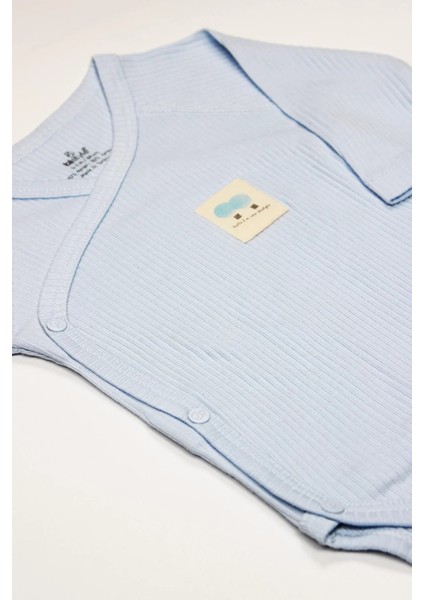 Organic Modal Flying Balloons Kruvaze Uzun Kol Body BS17121 Mavi fırsatları