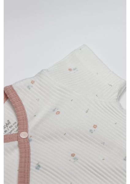 Bloom Rose 2'li Yarım Kol Badi 17119 Ekru Gül Kurusu modelleri