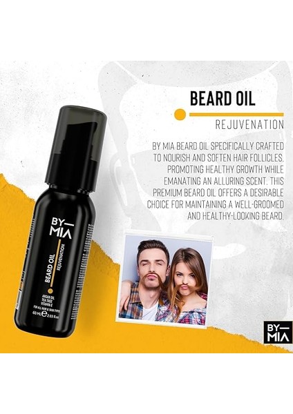 Mıa Sakal ve Bıyık Yağı 60ML | Besler ve Nemlendirir | Argan Yağı, Çay Ağacı Yağı, E Vitamini Içeren Besleyici Formül modelleri