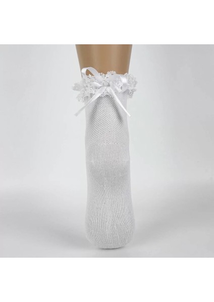 Ayçıl Aks. Kız Soket Çorap K22230 Beyaz fiyatları