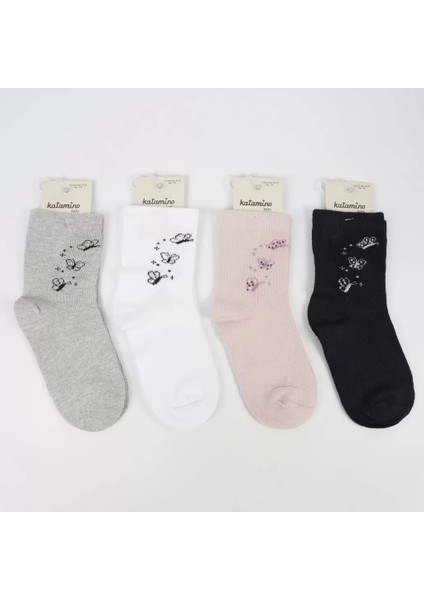 Tutsu Aks Kız Soket Çorap K46319 Asorti