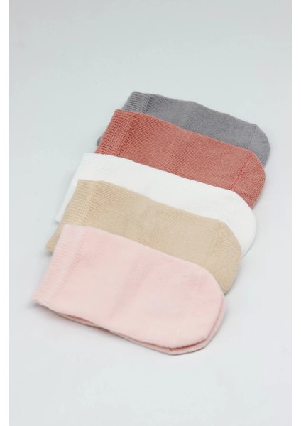5'li Penye Soket Kutulu Basic Çorap 10131 Pudra fırsatları