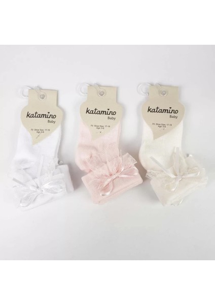 Anahid Aks Kız Bebek Soket Çorap K46310 Asorti