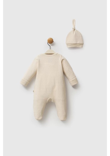 Moi Noi Şapkalı Tulum MNB1248 Bej modelleri