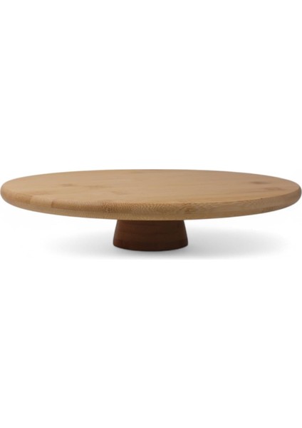 Ayaklı Yüksek Bambu Sunum Tabağı | Yükseltici Ayaklı Bambu Sunum Tepsisi – Doğal, Şık ve Dayanıklı (28CM*28CM*6CM) fırsatları