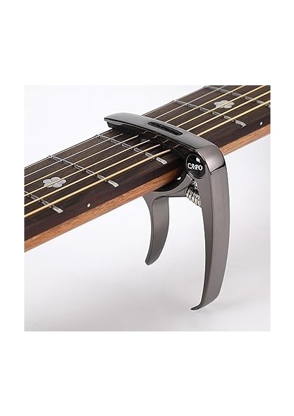 Capo, Gitar Capo, Akustik Gitar, Gitar ve Dişli Aksesuarları Için Capo Elektro Gitar, 3 Gitar Metal Peneli ve 1 Gitar Pena Çantası Gitar Capo Akustik Ukulele Mandolin Banjo Için modelleri