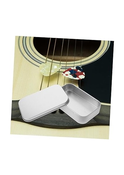 Gitar Penaları Orta Saklama Kutusu Metal Gitar Penası Kutusu Pena Tutucu Gitar Aksesuar Kutusu indirimleri