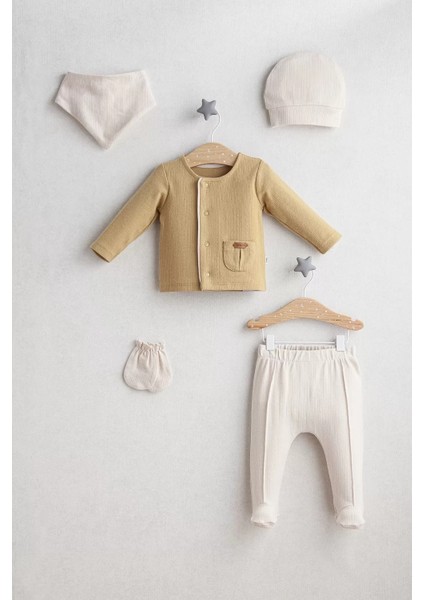 Little Bear 5'li Zıbın Set 5445 Hardal