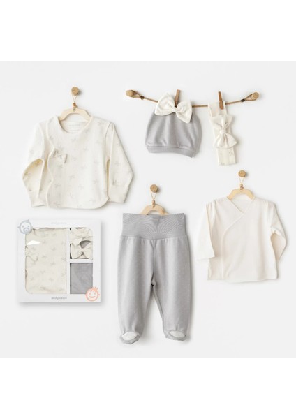 Baby Bow Bliss 5'li Hastane Çıkışı Ekru