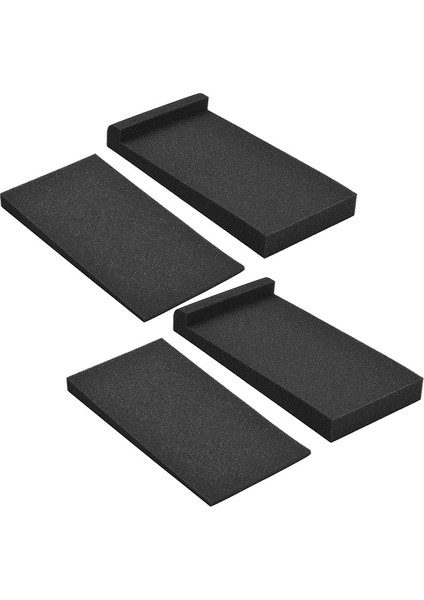 Ses Yalıtım Pedleri 2 Paket Yüksek Yoğunluklu Akustik Izolasyon Köpüğü Yalıtım Pedleri 27 * 14CM Stüdyo Monitör Hoparlörü Için Kullanılabilir Alan