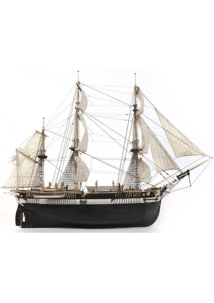 12004 1/75 Ölçek, Hms Terror, 68 Cm. Yelkenli ve Buharlı Ingiliz Keşif Gemisi, Ahşap Model Kiti modelleri