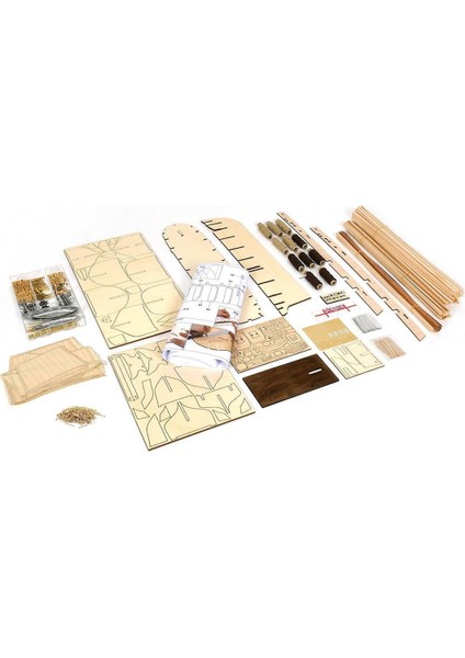 12004 1/75 Ölçek, Hms Terror, 68 Cm. Yelkenli ve Buharlı Ingiliz Keşif Gemisi, Ahşap Model Kiti fırsatları