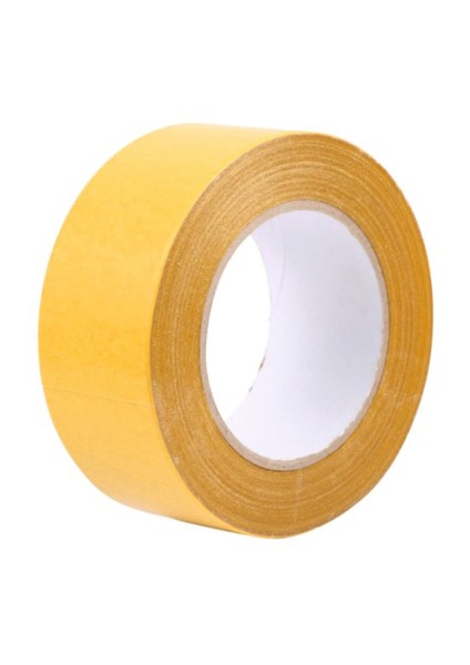 Çift Taraflı Şeffaf Sarı Bant 100 M. Uzunlukta 30 mm Eninde fırsatları