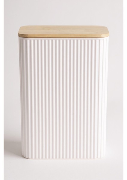 2 Litre Bambu Kapaklı Erzak Gıda Bakliyat Saklama Kabı Mutfak Organizeri modelleri