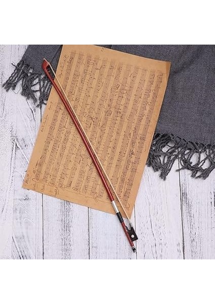 Yay 3/4 Boyutlu Keman Yayı Beyaz At Saçlı, Gül Ağacı indirimleri