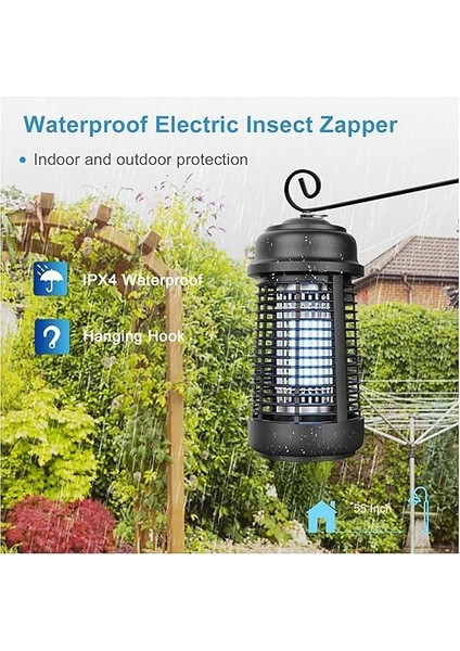 Sinek Öldürücü, Ultra Güçlü Sinek, Haşere ve Böcek Öldürücü, Sessiz Kullanım, 360 Derece Etki Alanı, Uv 20W Yüksek Voltajlı Sinek Öldürücü Lamba, Elektrikli Asılabilir Sivrisinek Kovucu indirimleri