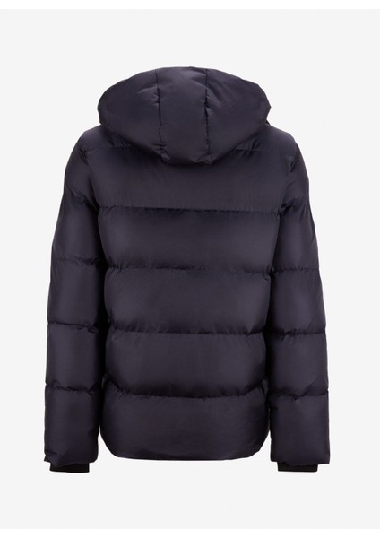 D5WM-MNT3642 Lacivert Kapüşon Yaka Relaxed Düz Erkek Şişme Mont fırsatları