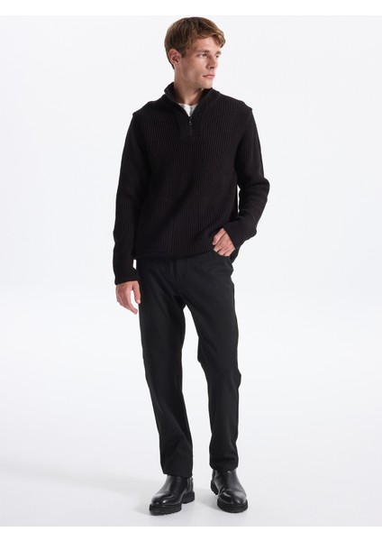 Siyah Erkek Slim Fit Denim Pantolon F5WM-PNT 2420