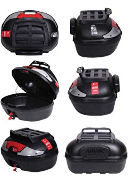 CV46 Lite Motosiklet Arka Çanta Geniş Depolama Alanı ve Suya Dayanıklı Tasarım