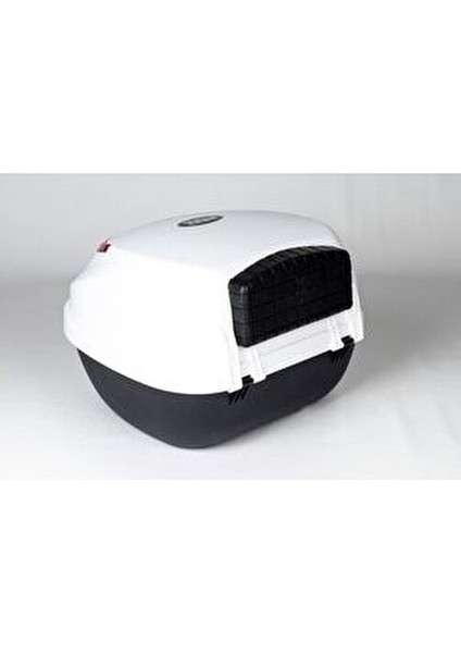 Motosiklet Arka Çanta 32LT Beyaz Reflektörlü Kolay Kilit Sistemi ile fiyatları
