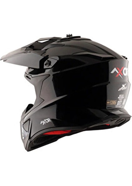 X-Cross Dual Vısor Kask Su Geçirmez Logolu Tasarım 1 Adet Konforlu Sürüş İçin