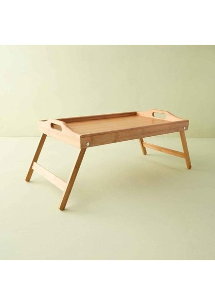 Home Katlanır Ayaklı Bambu Yatak Tepsisi – Ahşap Laptop Standı, Kitap Okuma ve Çalışma Rahlesi, Kahvaltı ve Servis Sunum Tepsisi, Katlanabilir Piknik Tepsisi