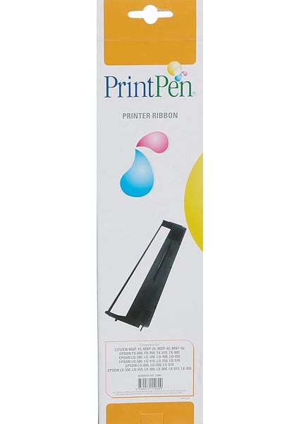 Epson LQ-800 & LX-300,350 Siyah Muadil Nokta Vuruşlu Yazıcı Şeridi modelleri