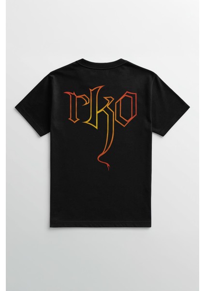 Viper Yılan Baskılı Tişört Randy Orton Rko Wwe Fight Güreş Gym Spor Siyah T-Shirt modelleri