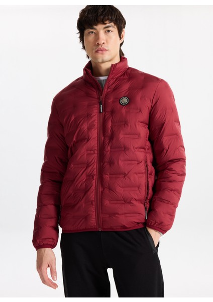 D5WM-MNT3306 Mürdüm Kapitone Erkek Mont