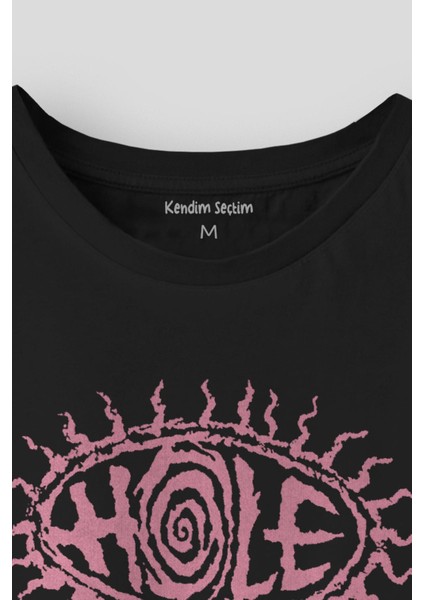 Hole Nirvana Kurt Cobain Tişört Grunge Rock Punk Baskılı Siyah Unisex T-Shirt fiyatları