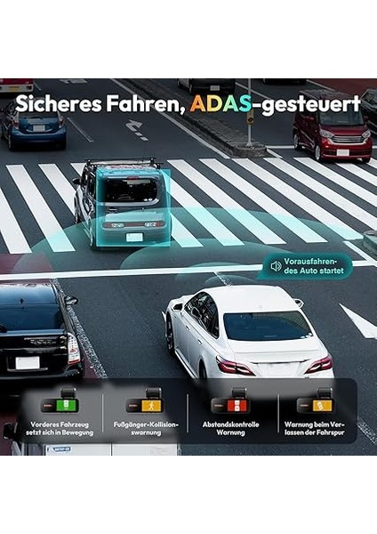 4K Dash Cam Ön ve Arka, 4K Araç Çizgi Kamerası Ön ve 2k Arka Kamera, Gece Görüşü, Starvıs Sensörü, Adas, 170° Geniş Açı, Dahili Gps ve Wifi, 24/7 Park Modu, 64 GB Sd Kart Dahil modelleri