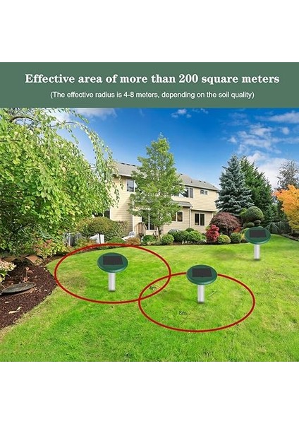 Dualpest Solar Ultrasonik Yılan, Köstebek, Fare, Kemirgen Hayvan Kovucu, 2 Adet, Su Geçirmez, Ultrasonik, Güneş Hücreli fırsatları