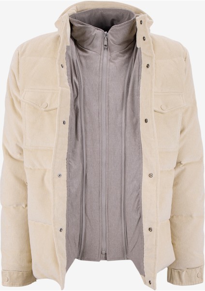 D5WM-MNT3704 Kırık Beyaz Düz Erkek Mont fiyatları