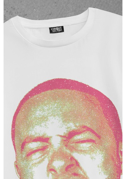 Mac Miller T-Shirt Rap Hip Hop Kafa Baskılı Beyaz Oversize Tişört modelleri