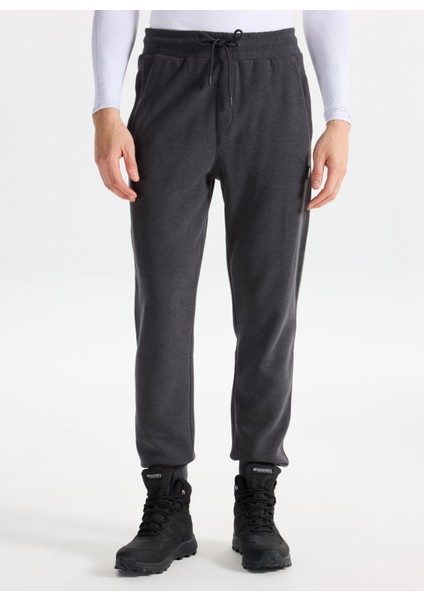 D5WM-EA3942 Antrasit Melanj Relaxed Düz Erkek Eşofman Altı fiyatları