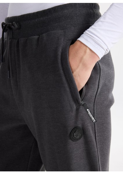 D5WM-EA3942 Antrasit Melanj Relaxed Düz Erkek Eşofman Altı fırsatları