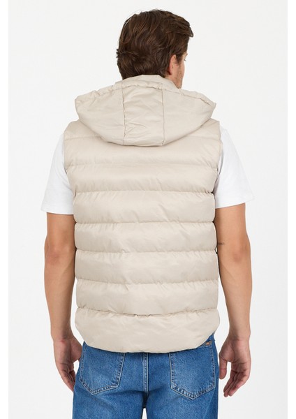 Çıkarılabilir Kapüşonlu Erkek Şişme Yelek Regular Fit / Normal Kesim - B8165 fırsatları