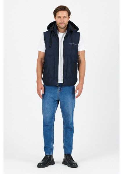 Çıkarılabilir Kapüşonlu Erkek Şişme Yelek Regular Fit / Normal Kesim - B8165 modelleri