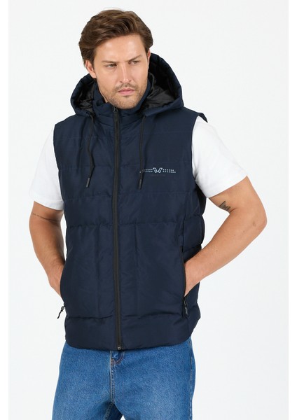 Çıkarılabilir Kapüşonlu Erkek Şişme Yelek Regular Fit / Normal Kesim - B8165 indirimleri