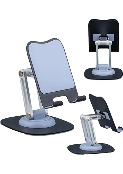 360 Derece Döner Telefon ve Tablet Tutucu Alüminyum Stand, Ayarlanabilir Yükseklik, Ayarlanabilir Pozisyon, Dayanıklı ve Hafif fiyatları