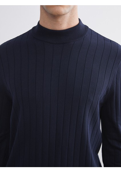 Yeni Sezon Yarım Balıkçı Yaka Erkek Triko Kazak modelleri