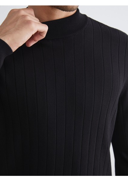 Yeni Sezon Yarım Balıkçı Yaka Erkek Triko Kazak modelleri