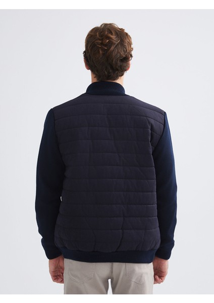 Yeni Sezon Standart Kalıp Dik Yaka Erkek Triko Mont indirimleri