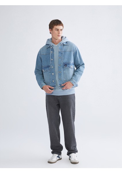 Yeni Sezon Rahat Kalıp Erkek Jean Ceket fiyatları