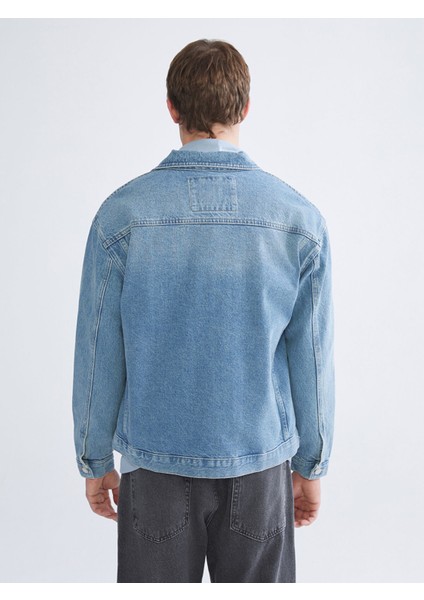 Yeni Sezon Rahat Kalıp Erkek Jean Ceket fırsatları