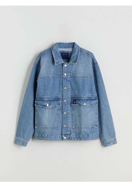 Yeni Sezon Rahat Kalıp Erkek Jean Ceket indirimleri