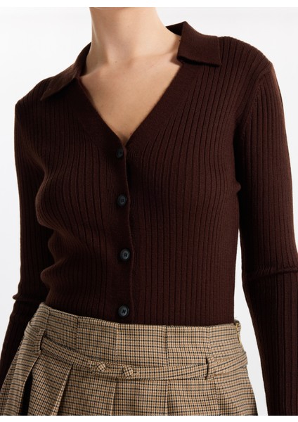 Kahve Kadın Hırka F3WL-HRK1 fırsatları